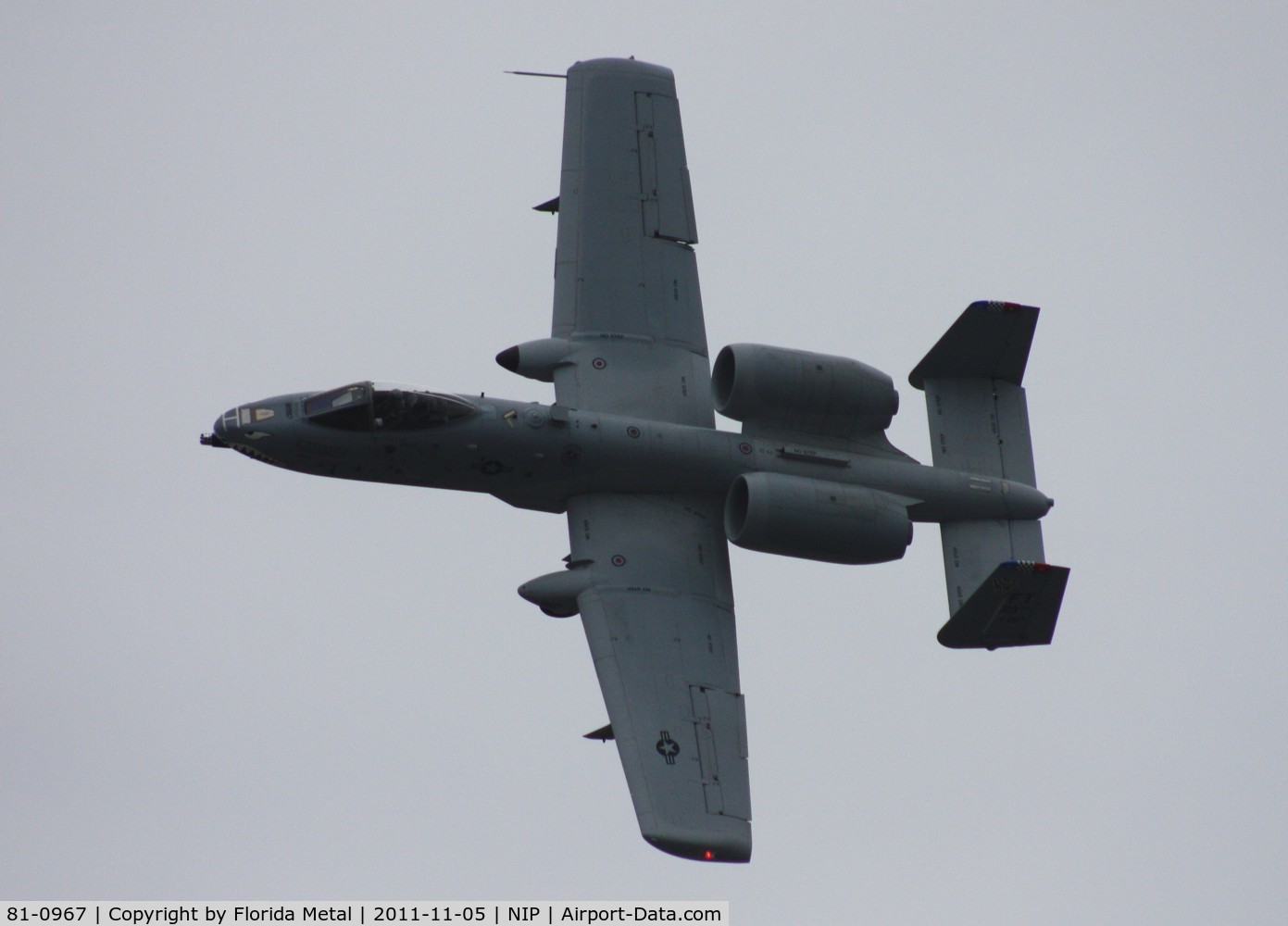 81-0967, 1981 Fairchild Republic A-10C Thunderbolt II C/N A10-0662, A-10 Warthog