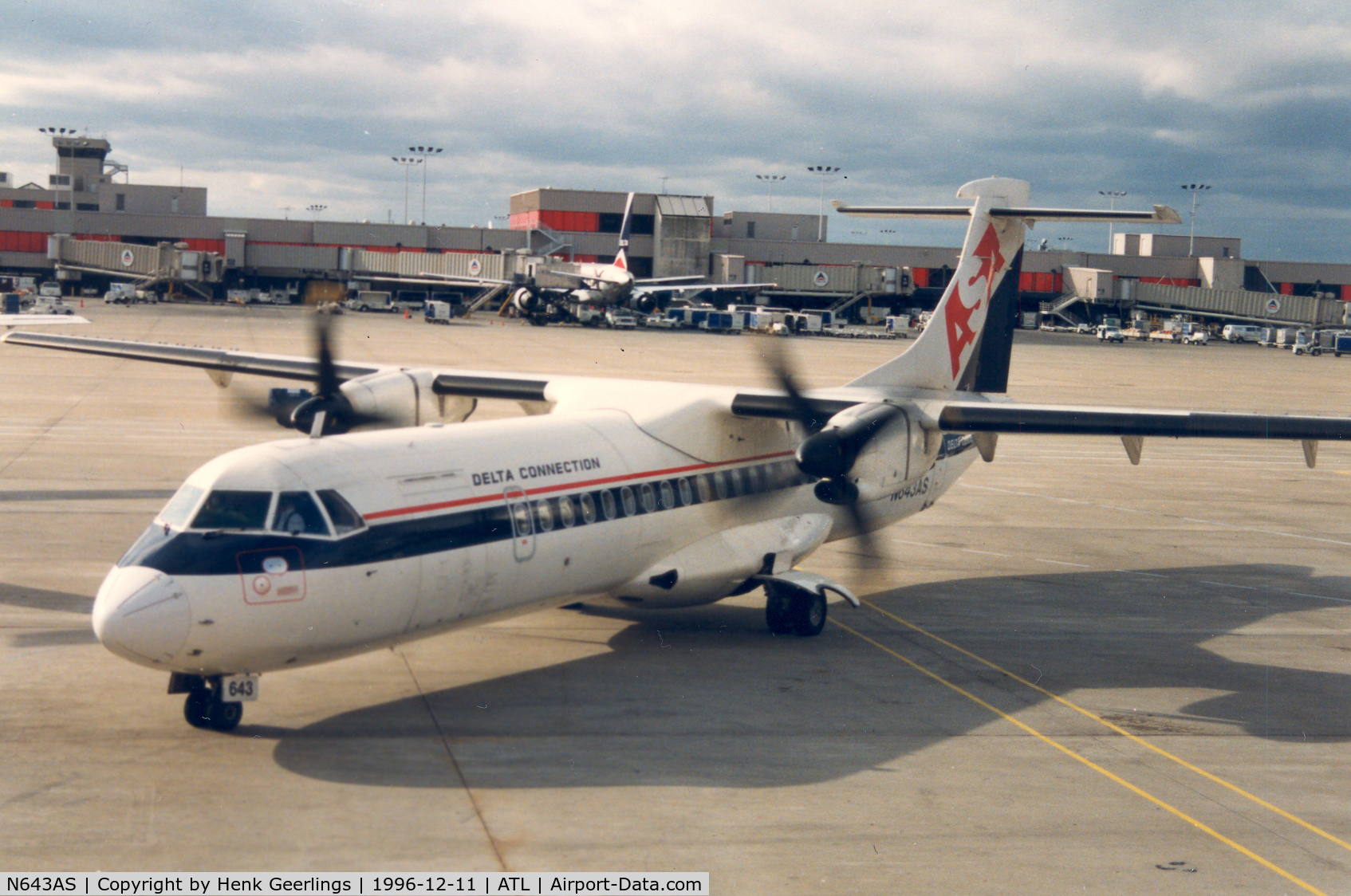 N643AS, 1994 ATR 72-212 C/N 413, ASA Delta Connection