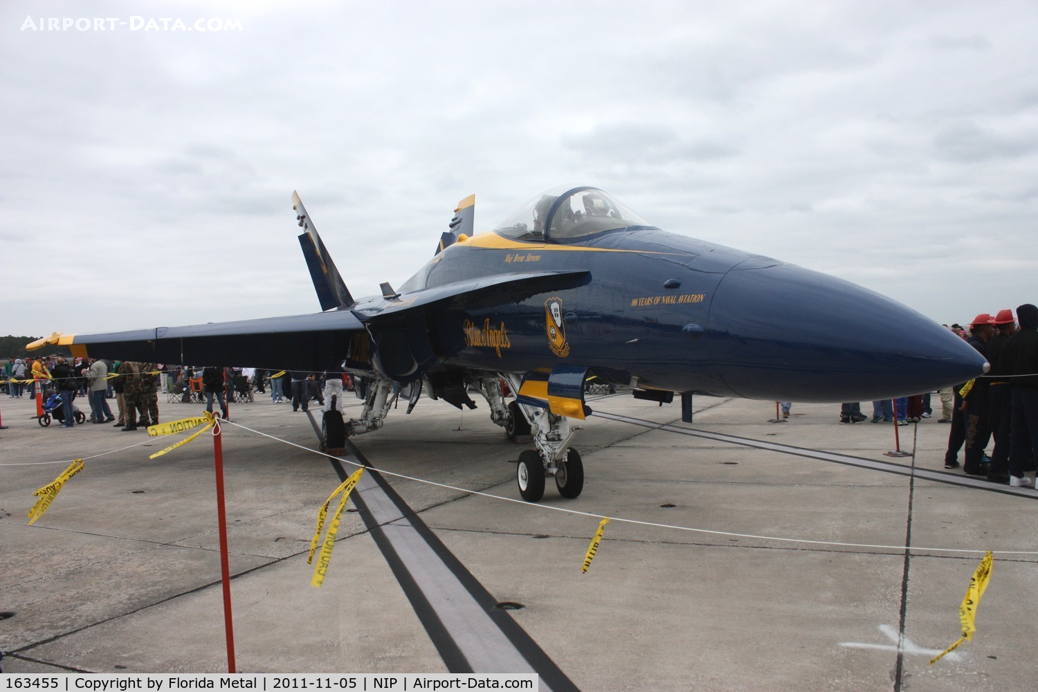 163455, 1988 McDonnell Douglas F/A-18C Hornet C/N 0669/C022, Blue Angels F-18