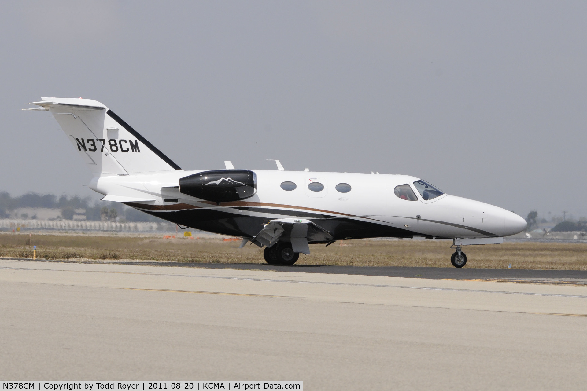 N378CM, Cessna 510 Citation Mustang C/N 510-0378, Taxi for Departure