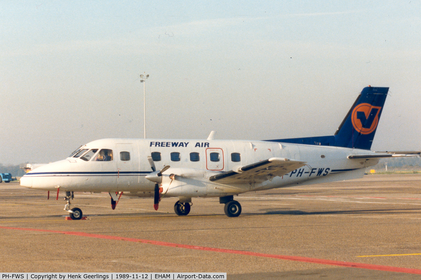 PH-FWS, 1980 Embraer EMB-110P1 Bandeirante C/N 110331, Freeway Air