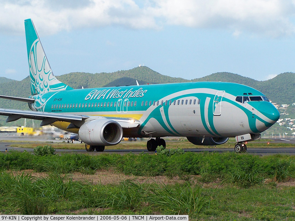 9Y-KIN, 2000 Boeing 737-8Q8 C/N 28234, BWIA