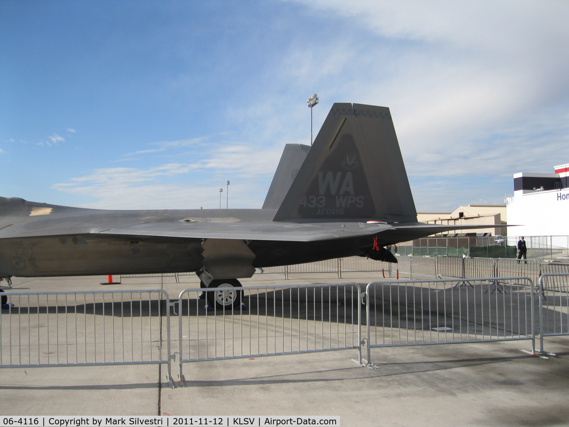06-4116, Lockheed Martin F-22A Raptor C/N 4116, Aviation Nation 2011