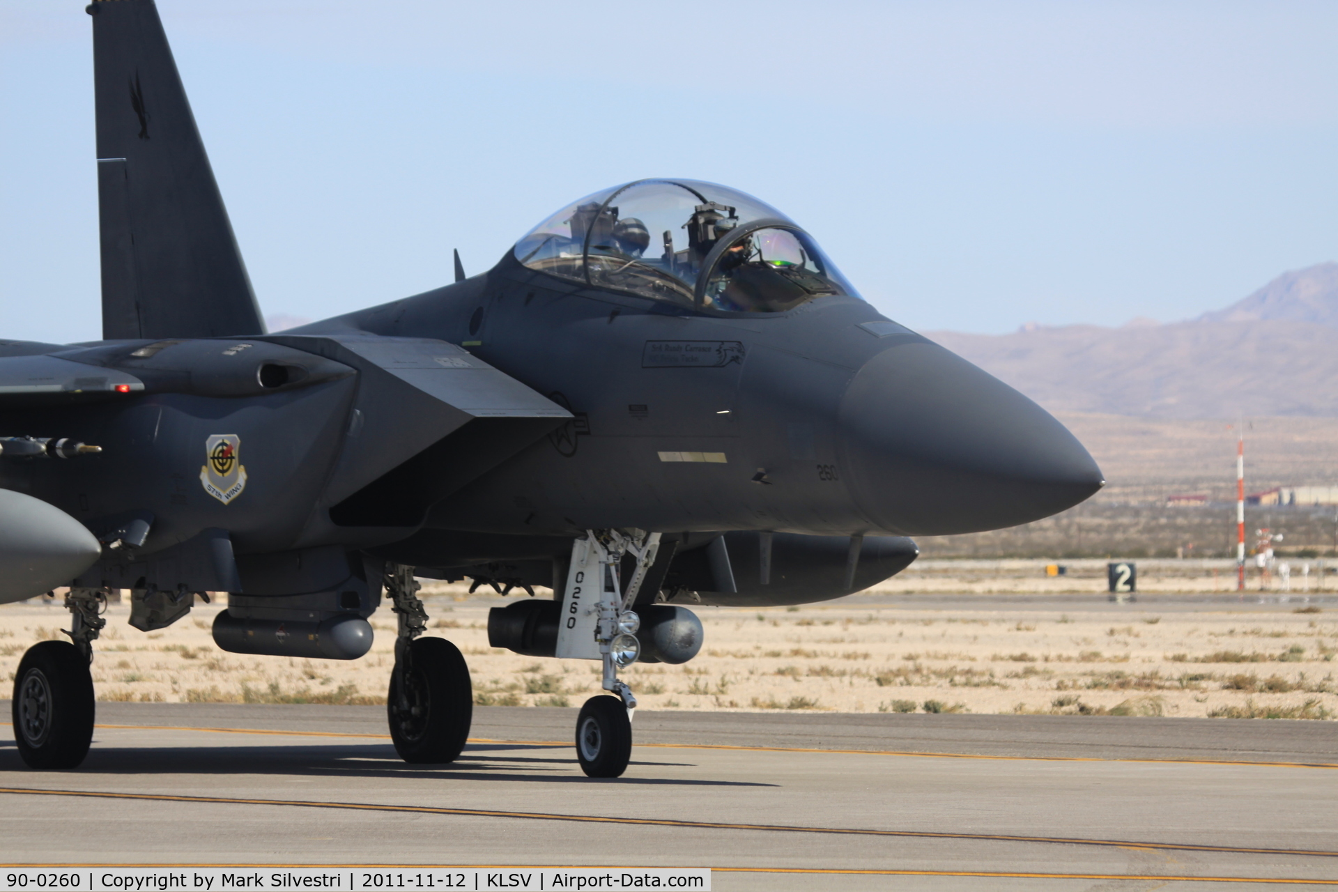 90-0260, 1990 McDonnell Douglas F-15E Strike Eagle C/N 1201/E162, Aviation Nation 2011