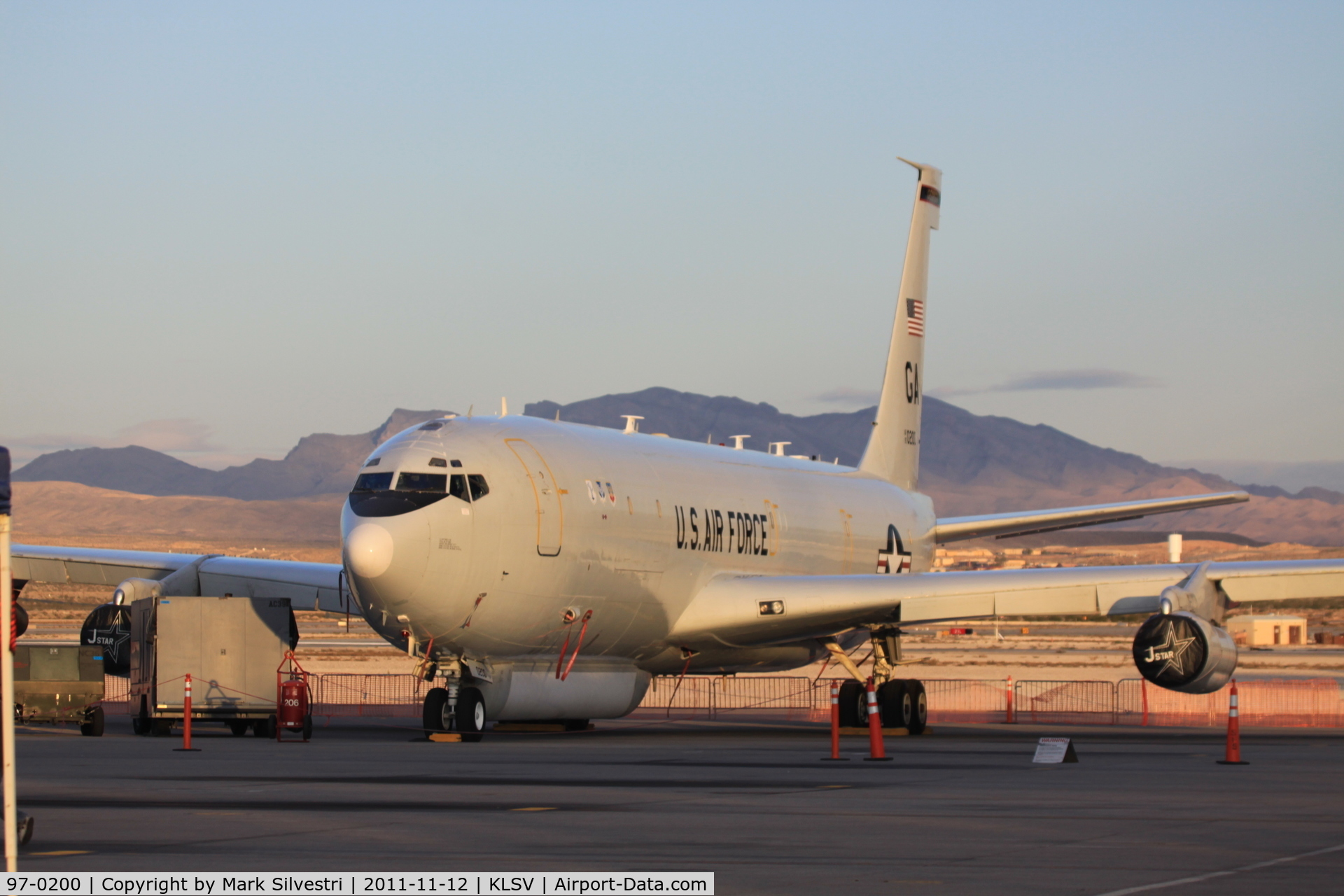 97-0200, Northrop Grumman E-8C J-STARS C/N P-12, Aviation Nation 2011