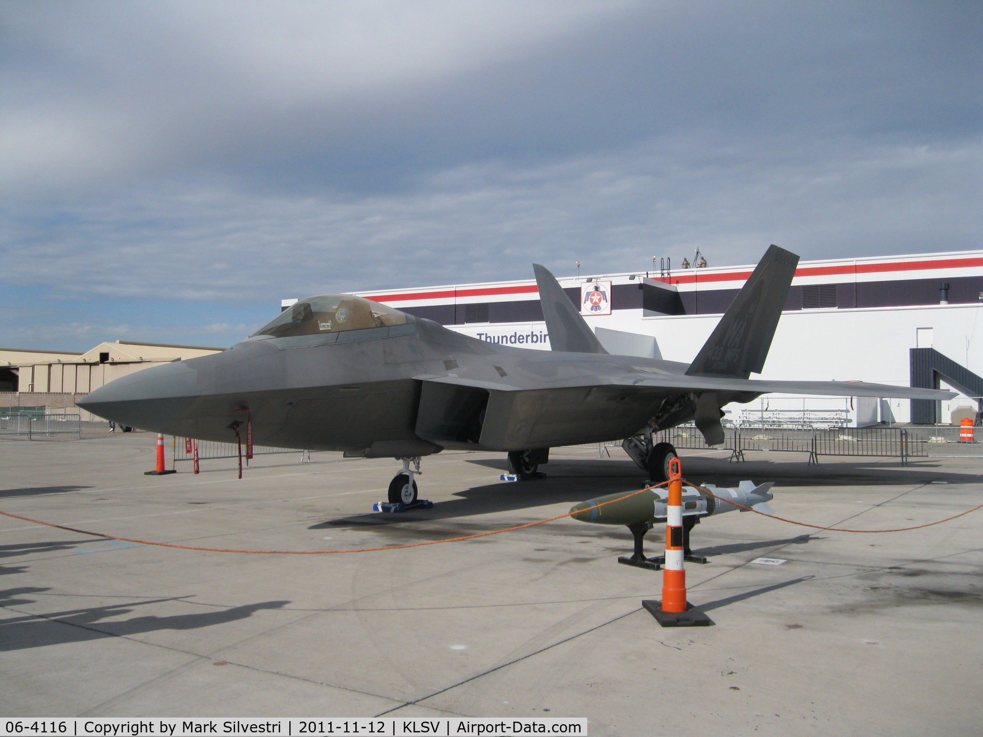 06-4116, Lockheed Martin F-22A Raptor C/N 4116, Aviation Nation 2011