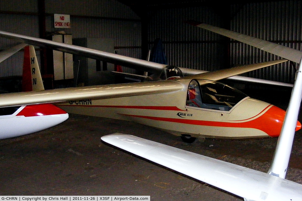 G-CHRN, Schleicher ASK-18 C/N 18026, Stratford-Upon-Avon Gliding Club, Snitterfield