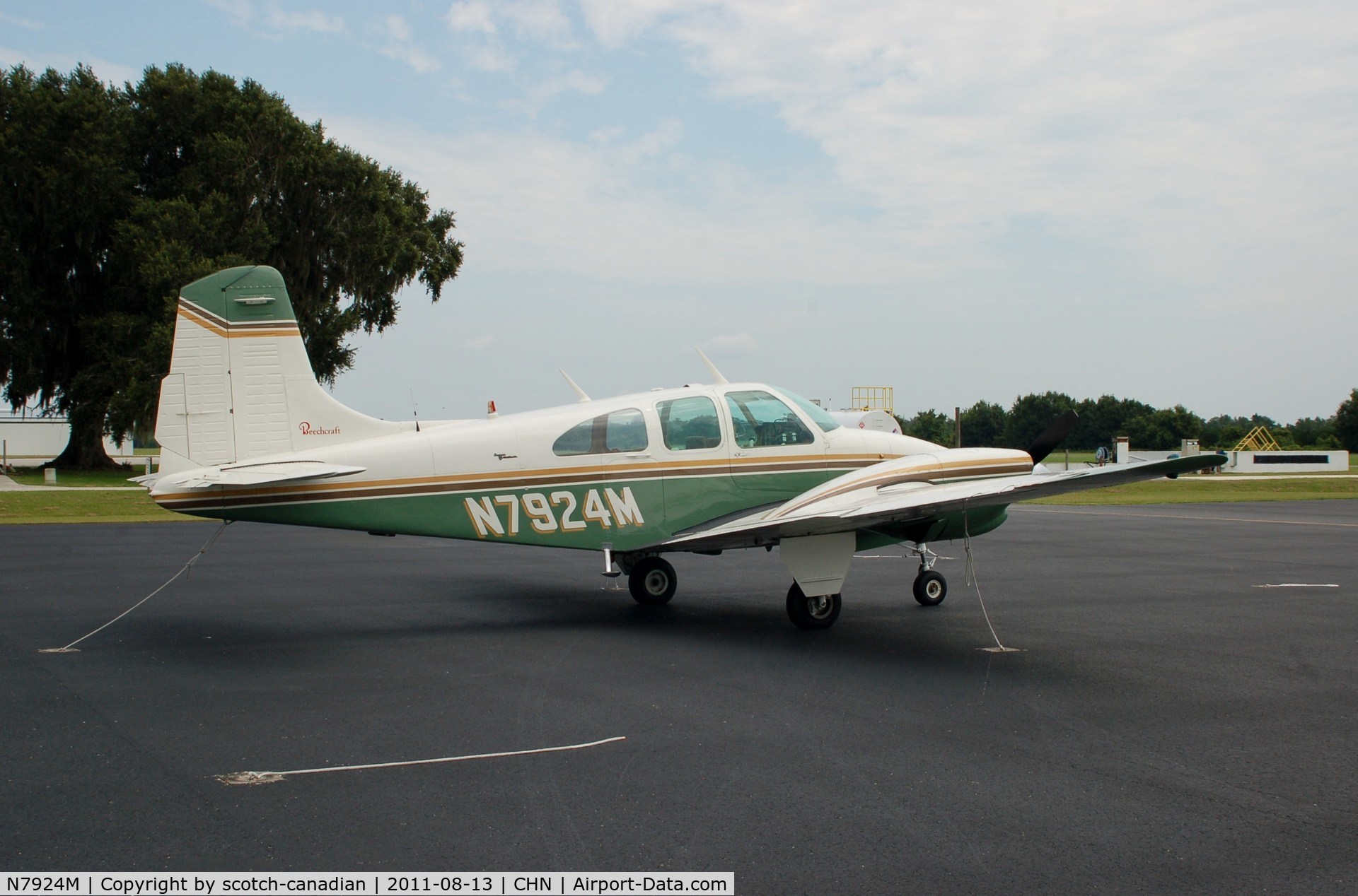 N7924M, 1966 Beech D95A Travel Air C/N TD-664, 1966 Beech D95A N7924M at Wauchula Municipal Airport, Wauchula, FL