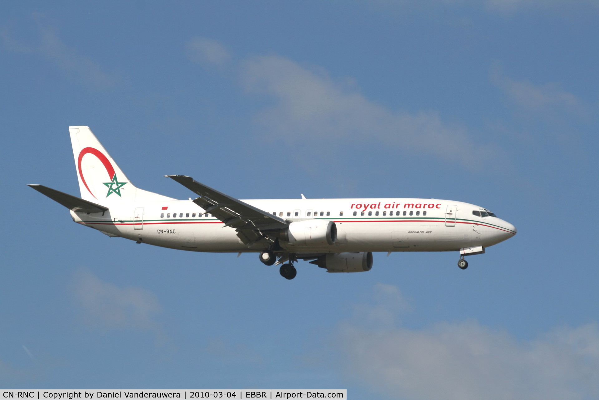 CN-RNC, 1994 Boeing 737-4B6 C/N 26529, Arrival of flight AT682 to RWY 02