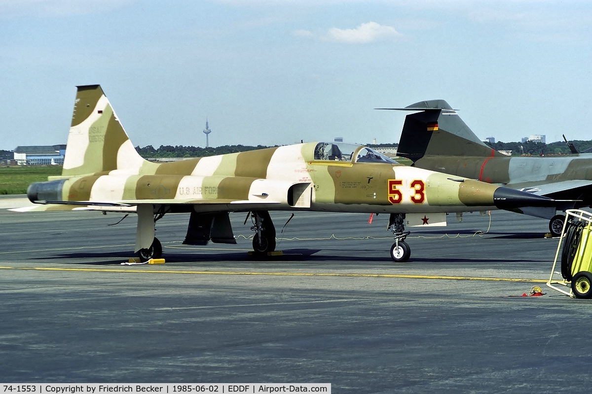 74-1553, 1974 Northrop F-5E Tiger II C/N R.1211, static display