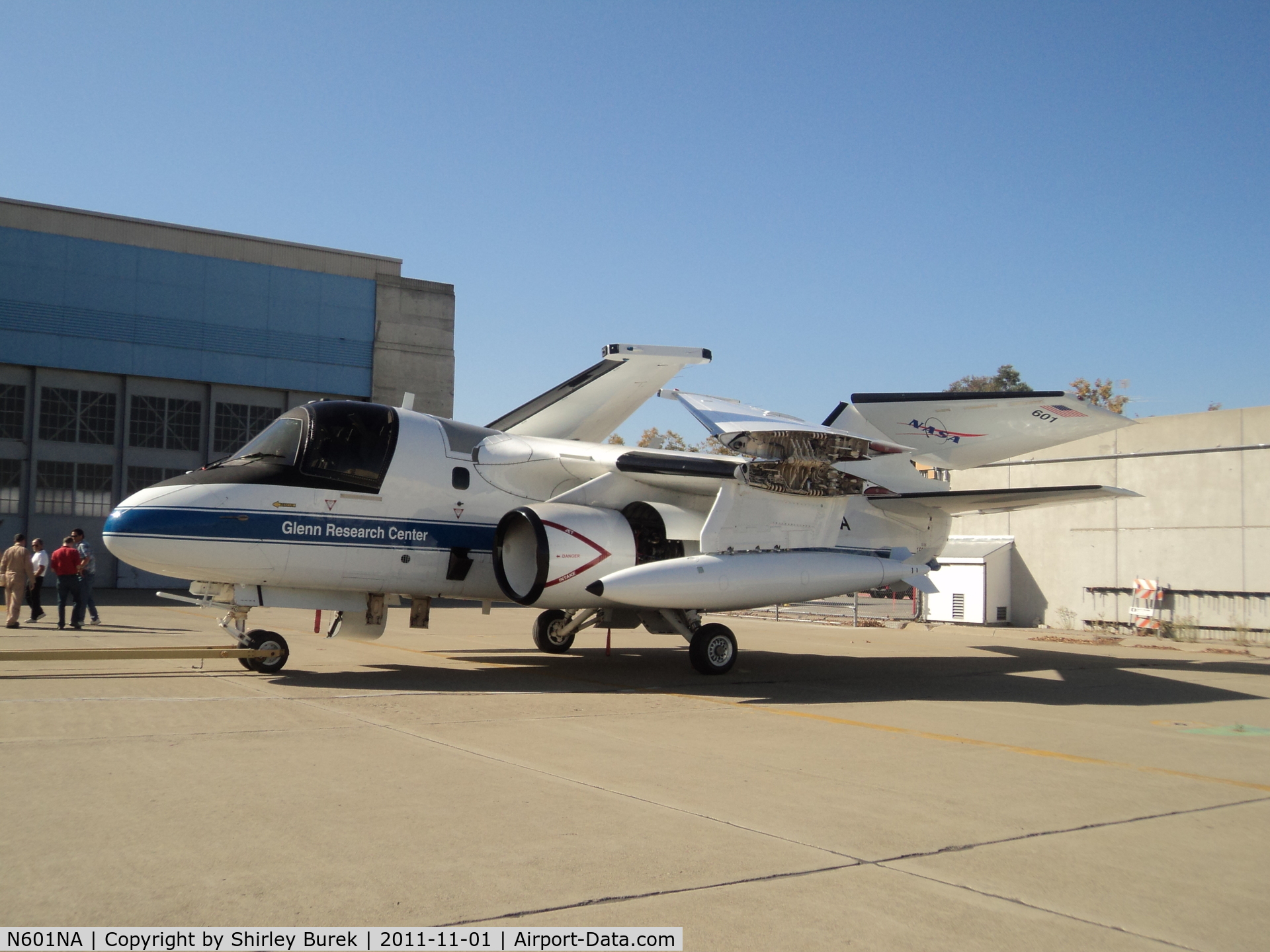 N601NA, Lockheed S-3A Viking C/N 394A-1187, November 1st
arrived at Moffet Field
NASA-Ames Research Ctr