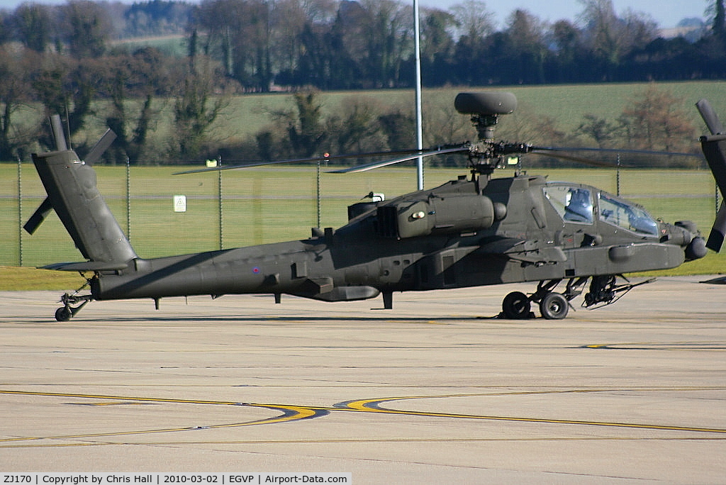 ZJ170, 2002 Westland Apache AH.1 C/N WAH.5, Army Air Corps 673 Sqn Westland Apache AH1's