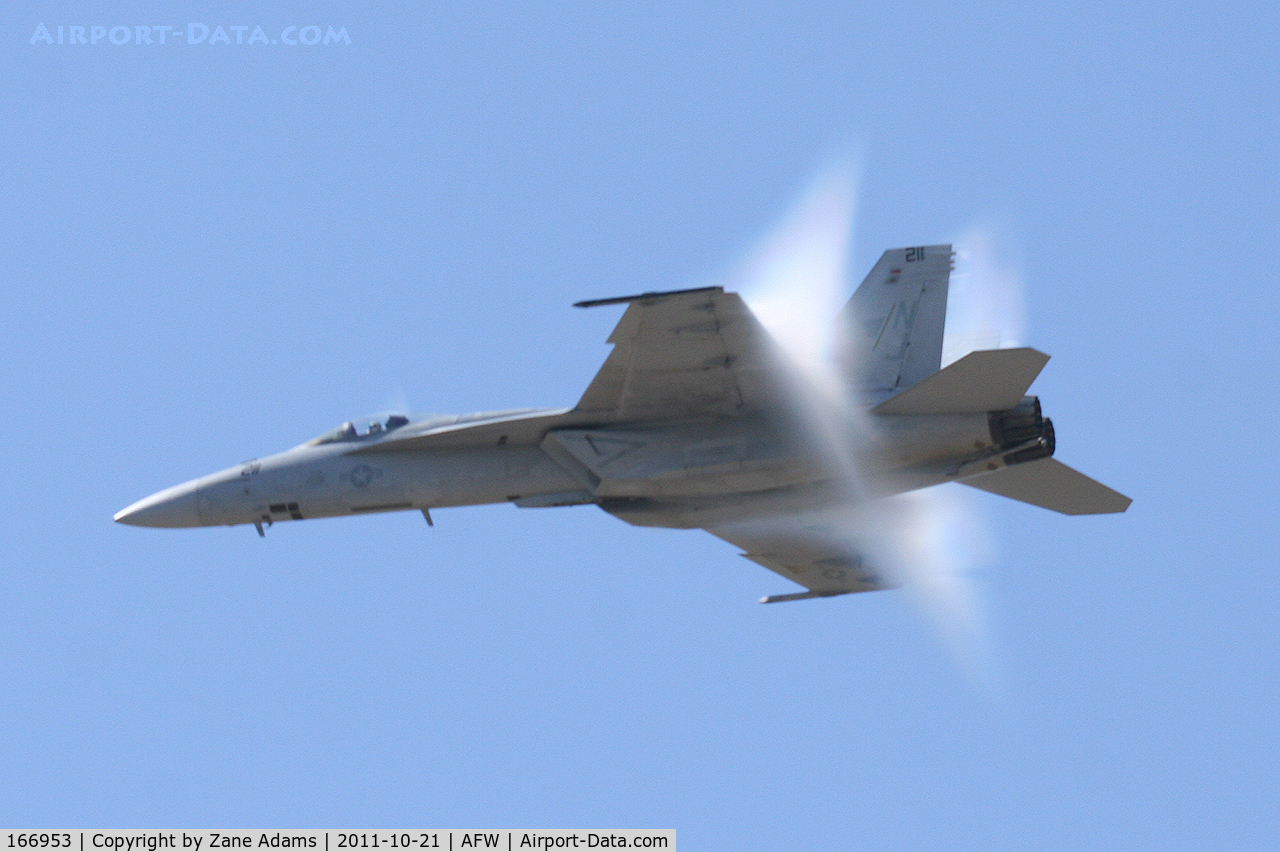 166953, Boeing F/A-18E Super Hornet C/N E195, At the 2011 Alliance Airshow - Fort Worth, TX