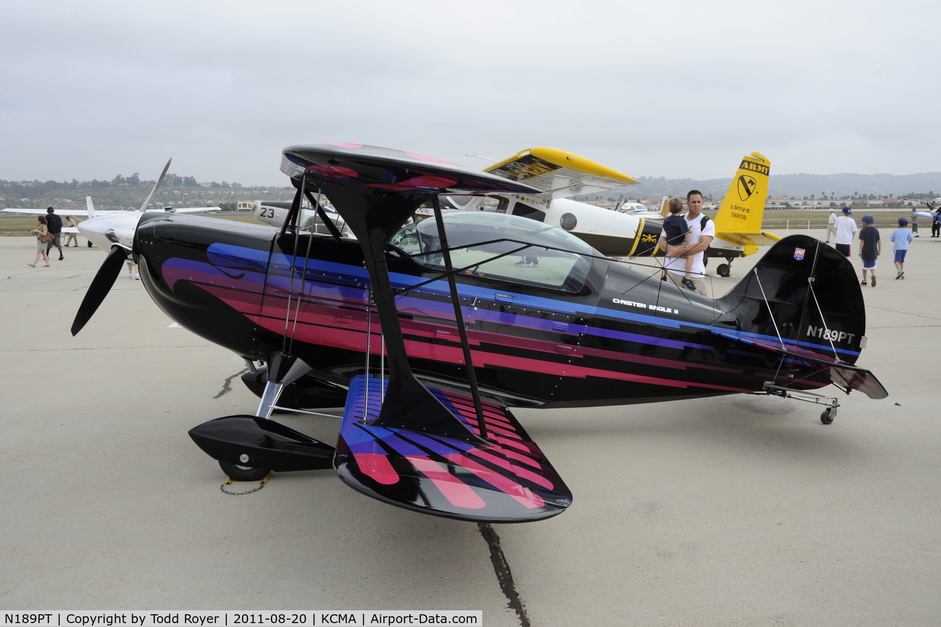 N189PT, 1993 Christen Eagle II C/N CIAGLIA 0001, Camarillo Airshow 2011