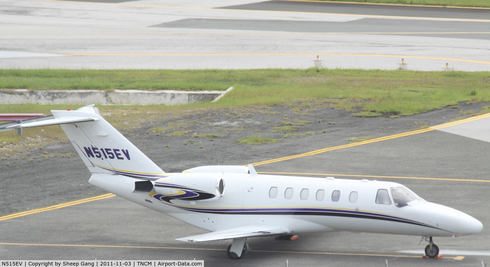 N515EV, 2004 Cessna 525A CitationJet CJ2 C/N 525A0211, N515EV at TNCM