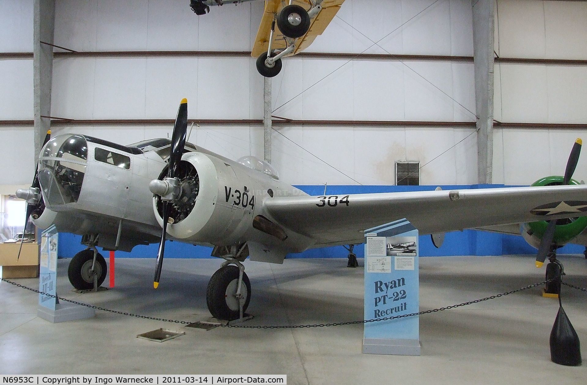 N6953C, Beech AT-11 Kansan C/N 1003, Beechcraft AT-11 Kansan at the Pima Air & Space Museum, Tucson AZ