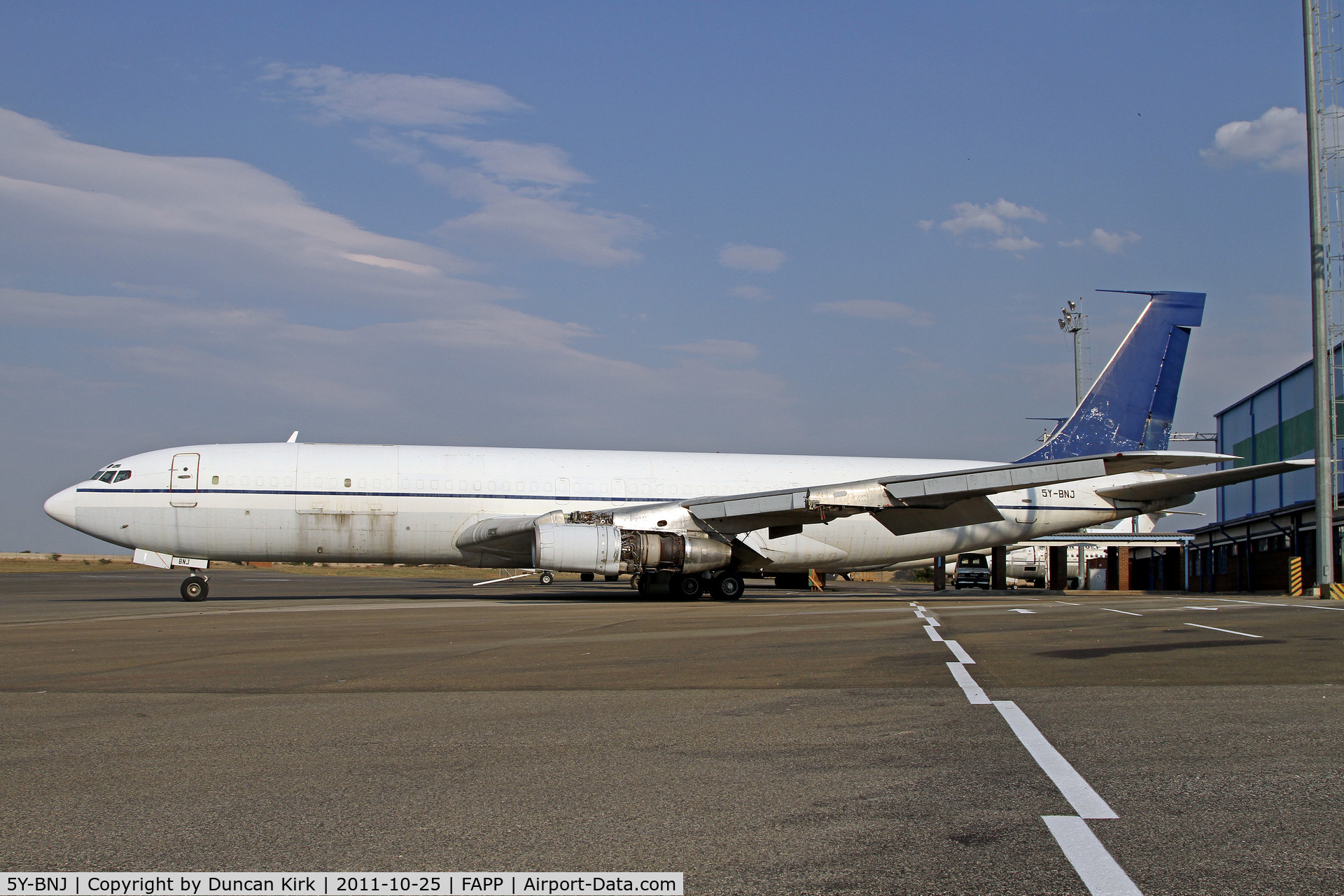 5Y-BNJ, 1967 Boeing 707-336C C/N 19498, Stored at the Polokwane International graveyard