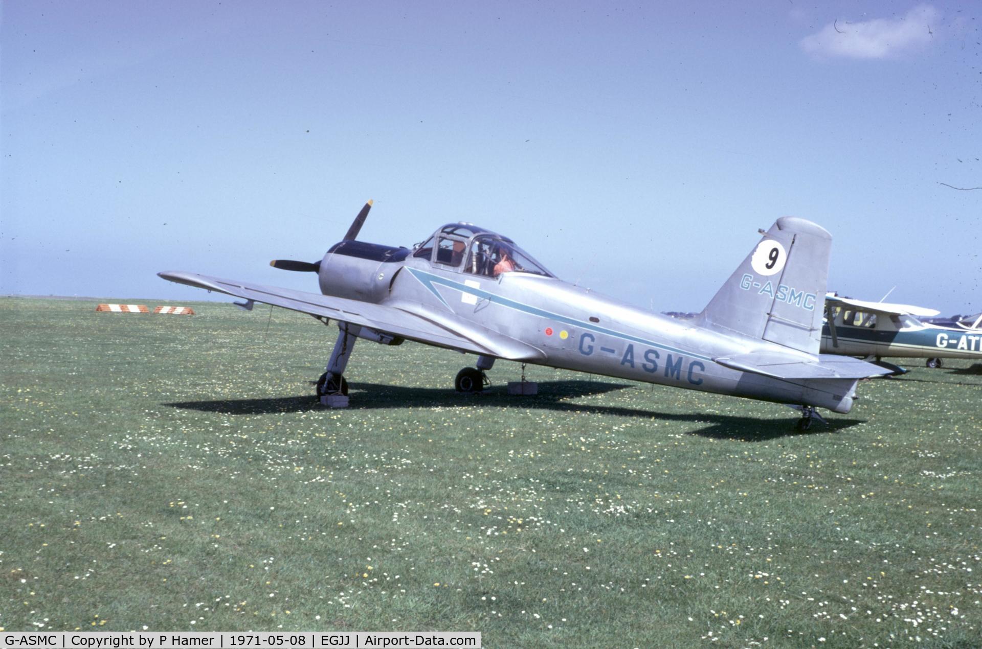 G-ASMC, 1956 Hunting P-56 Provost T.1 C/N PAC/F/417, Jersey Air Rally 1971