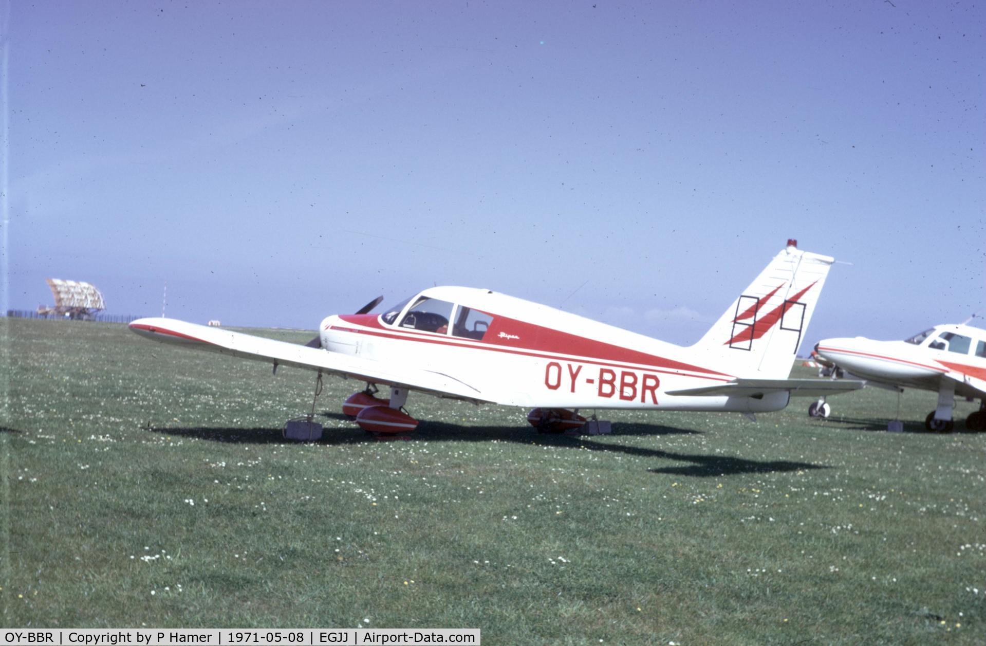 OY-BBR, 1967 Piper PA-28-140 Cherokee Cruiser C/N 28-22877, Jersey Air Rally 1971