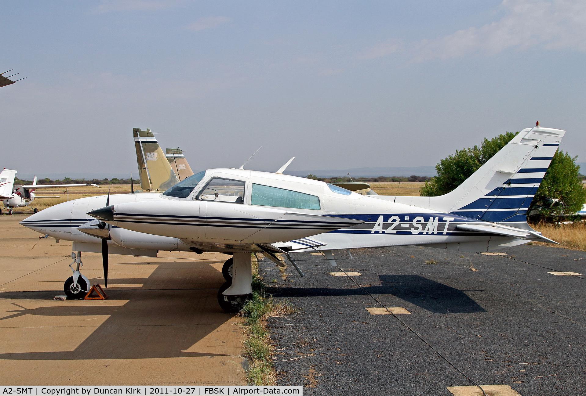 A2-SMT, Cessna 310R C/N 310R1870, Nice 310 at Gaborone