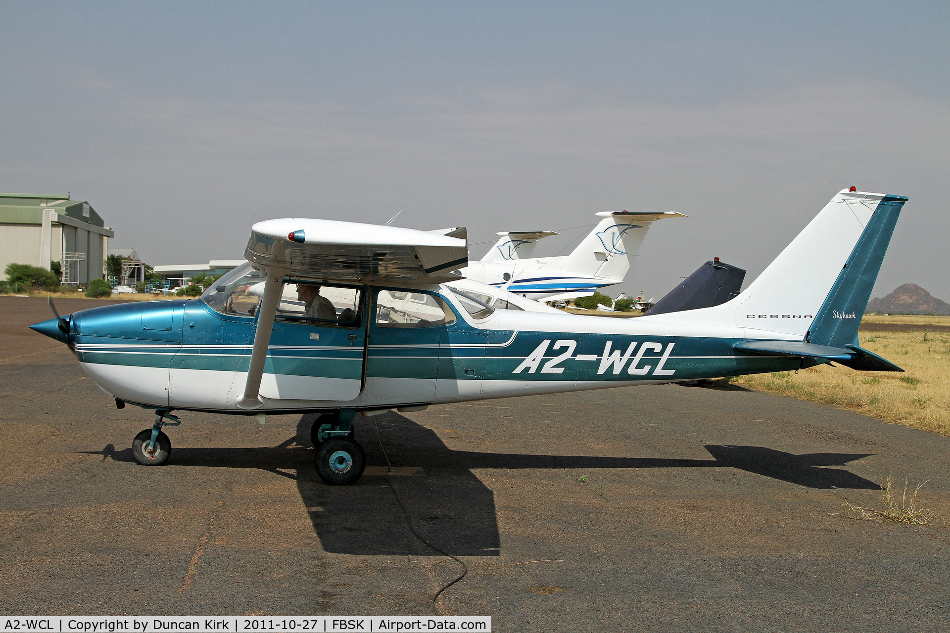 A2-WCL, 1970 Cessna 172K Skyhawk C/N 17258994, Gaborone, Botswana ramp shot