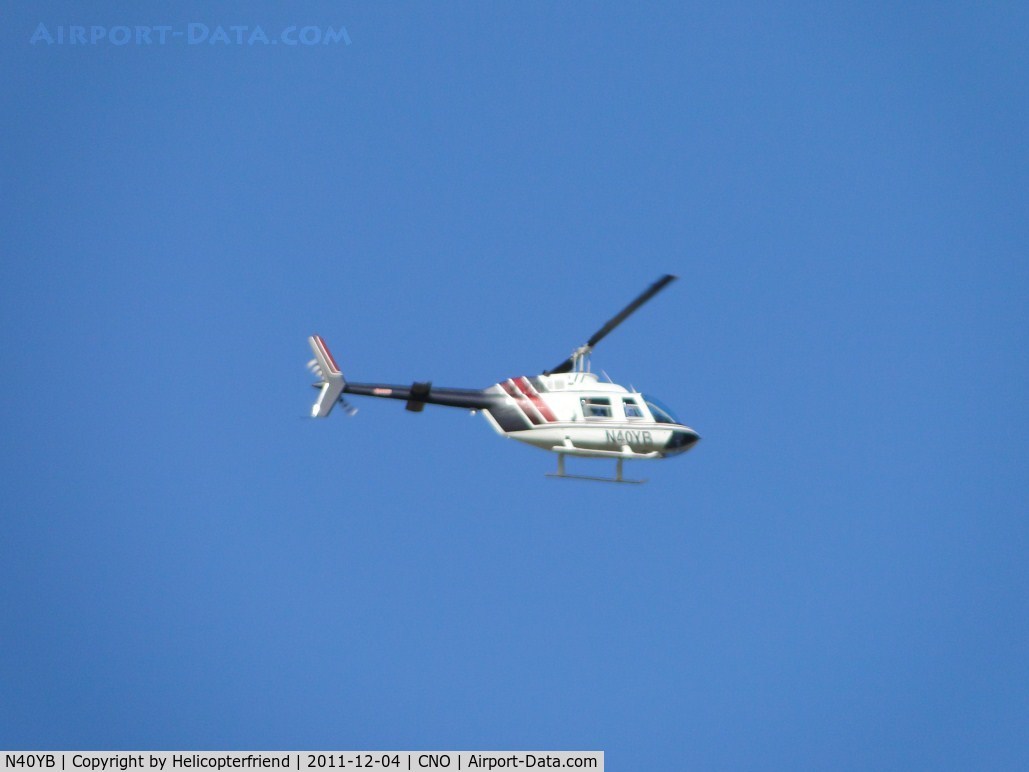N40YB, Bell 206B C/N 2787, After take off, ship headed east north of the airport