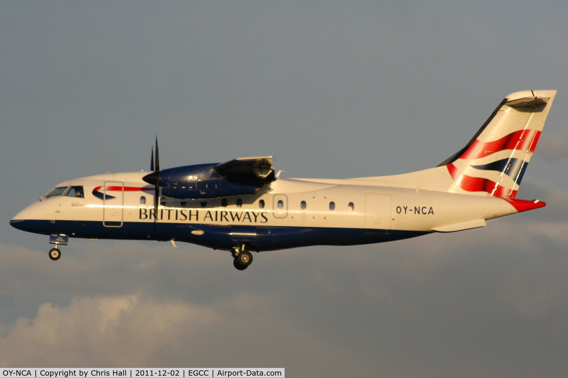 OY-NCA, 1995 Dornier 328-100 (C-146A Wolfhound) C/N 3047, British Airways operated by Sun Air of Scandinavia