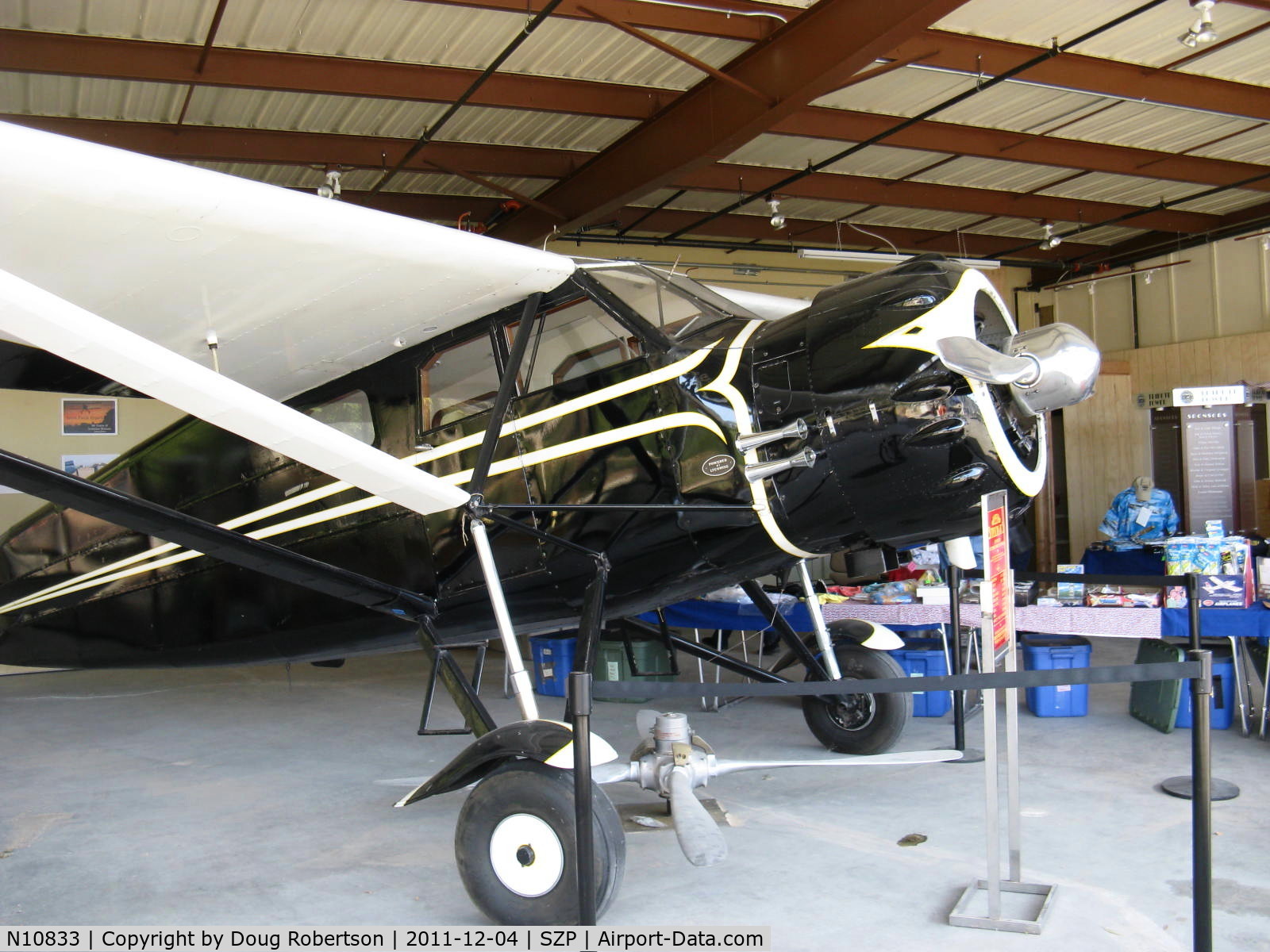 N10833, 1931 Stinson JR. S C/N 8027, 1931 Stinson JUNIOR S, Lycoming R680E 215 Hp radial, now cowled on display at Aviation Museum of Santa Paula. Generous gift of Clay Lacy, Thank you, Clay!