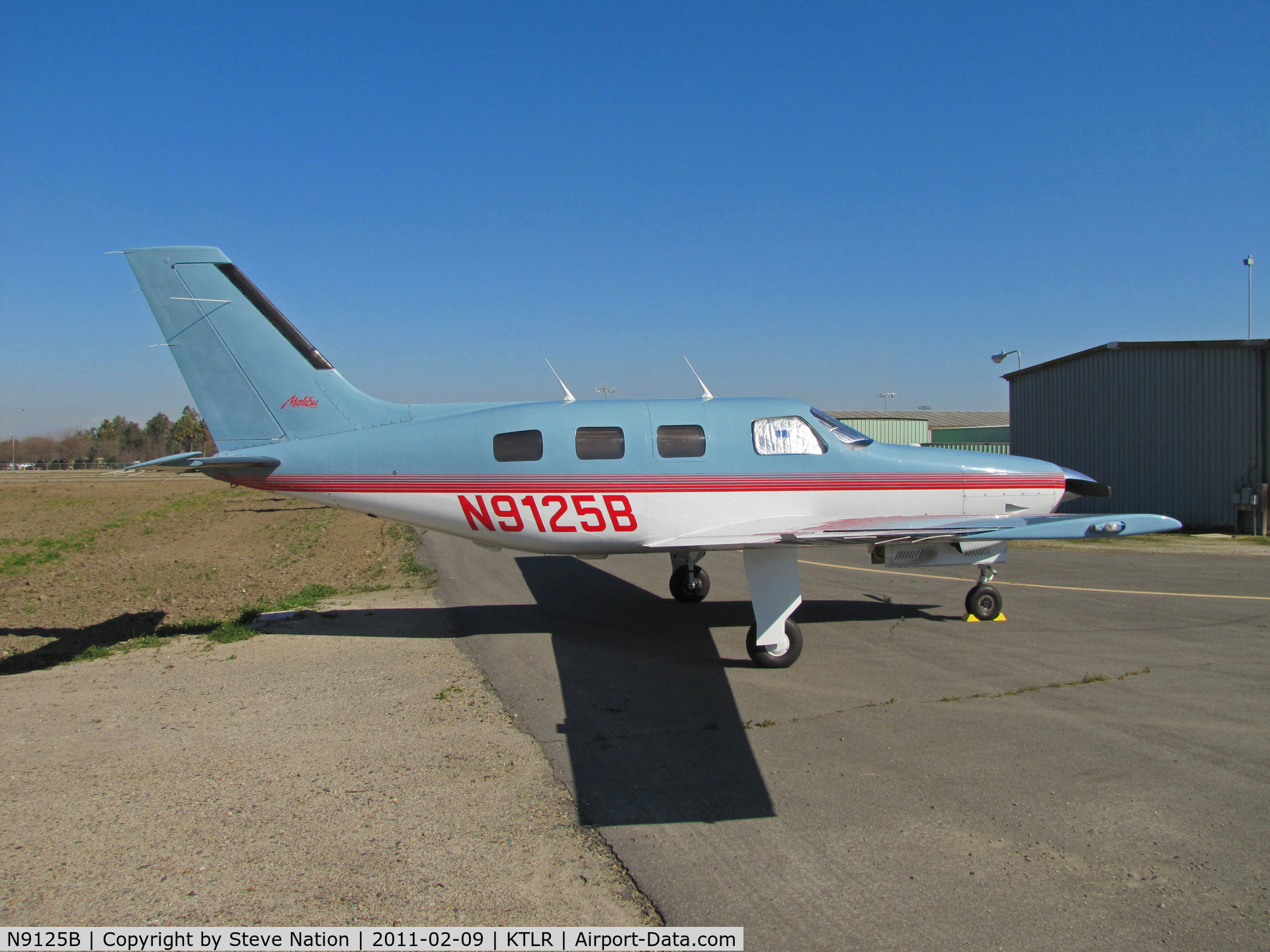 N9125B, 1987 Piper PA-46-310P Malibu C/N 4608068, Stockton Aviation Group LLC (Stockton, CA) 1987 Piper PA-46-310P @ Tulare, CA