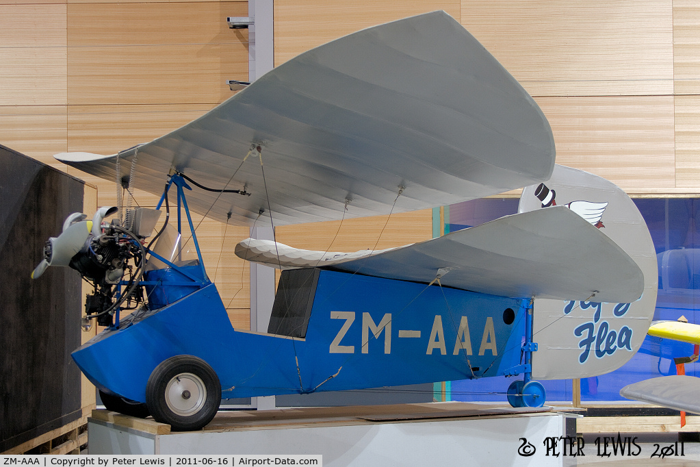 ZM-AAA, 1936 Mignet HM.14 Pou-du-Ciel C/N AC.1, At MoTAT, Auckland.