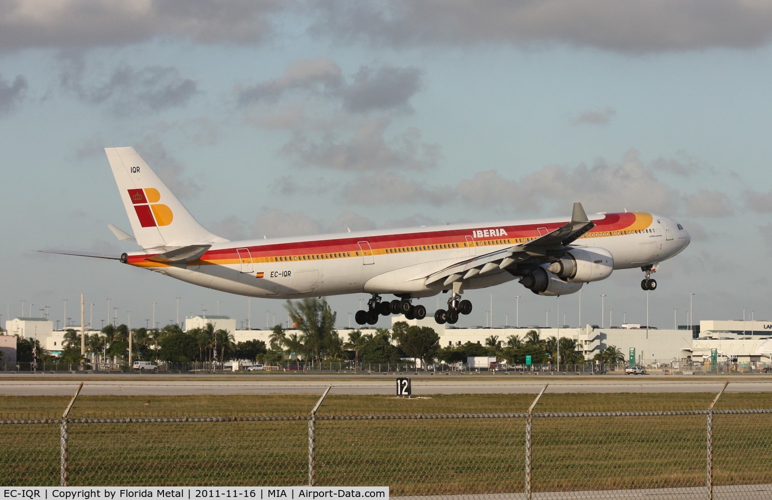 EC-IQR, 2002 Airbus A340-642 C/N 460, Iberia A340-600