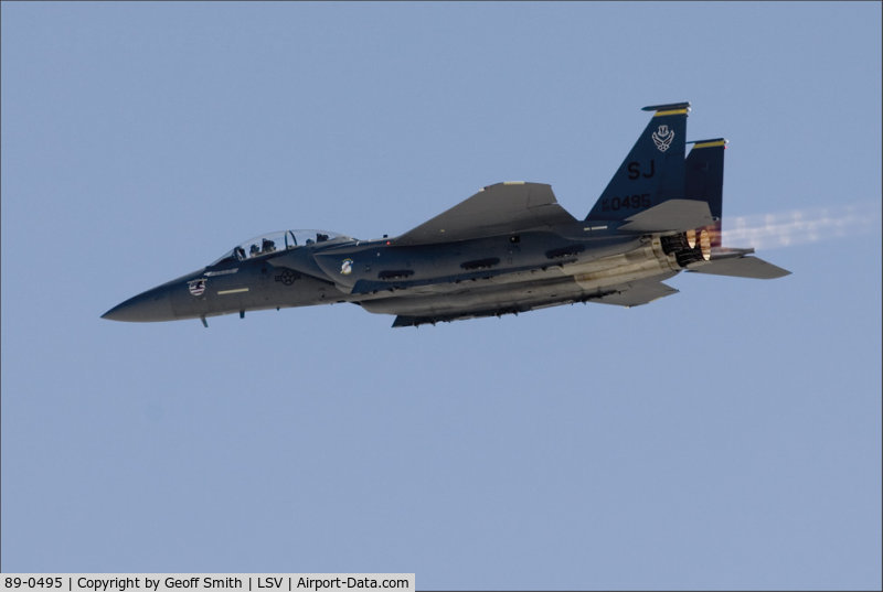 89-0495, 1989 McDonnell Douglas F-15E Strike Eagle C/N 1142/E117, F-15E