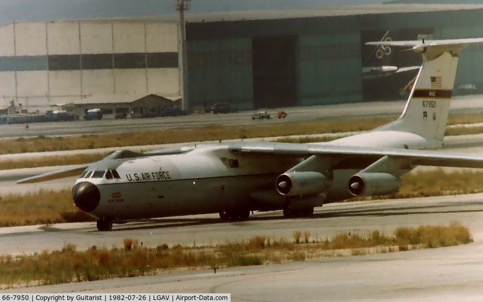 66-7950, 1966 Lockheed C-141C-LM Starlifter C/N 300-6942, A starlifter at ATH