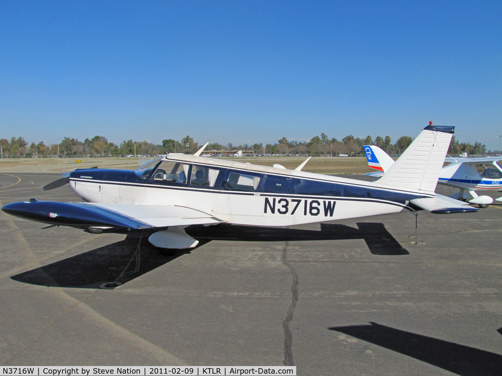 N3716W, 1966 Piper PA-32-260 Cherokee Six C/N 32-629, 1966 Piper PA-32-260 photographed @ Tulare, CA