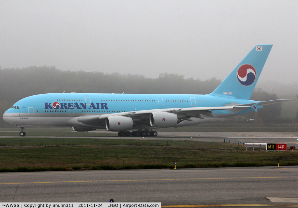 F-WWSS, 2011 Airbus A380-861 C/N 075, C/n 0075 - To be HL7516