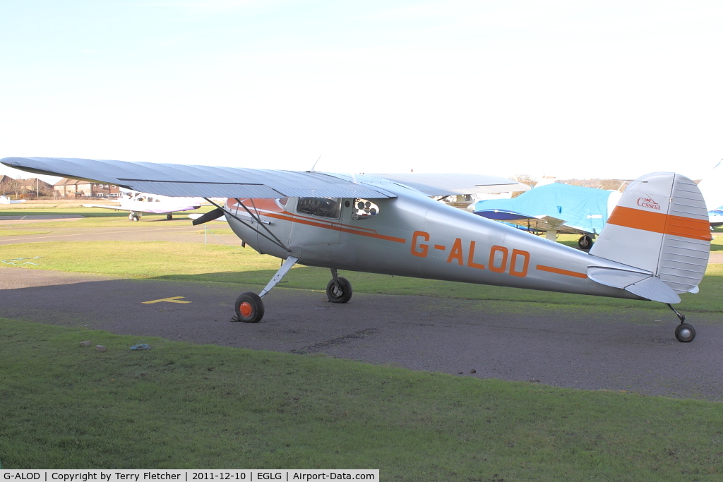 G-ALOD, 1947 Cessna 140 C/N 14691, 1947 Cessna CESSNA 140, c/n: 14691 at Panshanger