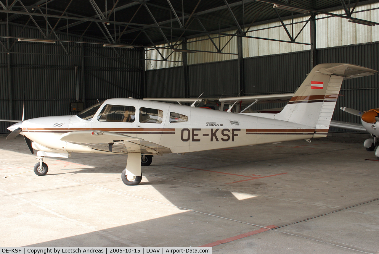 OE-KSF, 1982 Piper PA-28RT-201T Turbo Arrow IV Arrow IV C/N 28R-8331016, Bad Voeslau