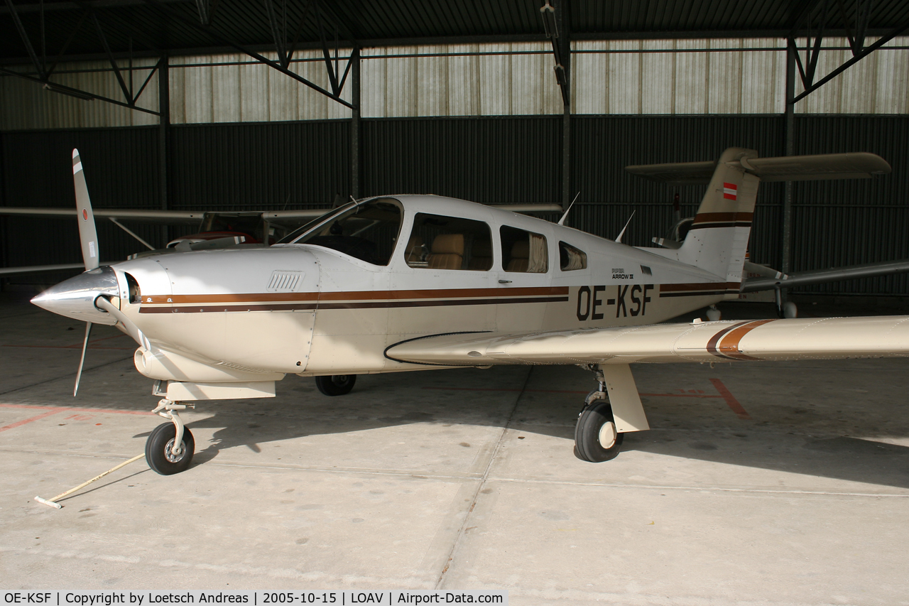 OE-KSF, 1982 Piper PA-28RT-201T Turbo Arrow IV Arrow IV C/N 28R-8331016, Bad Voeslau