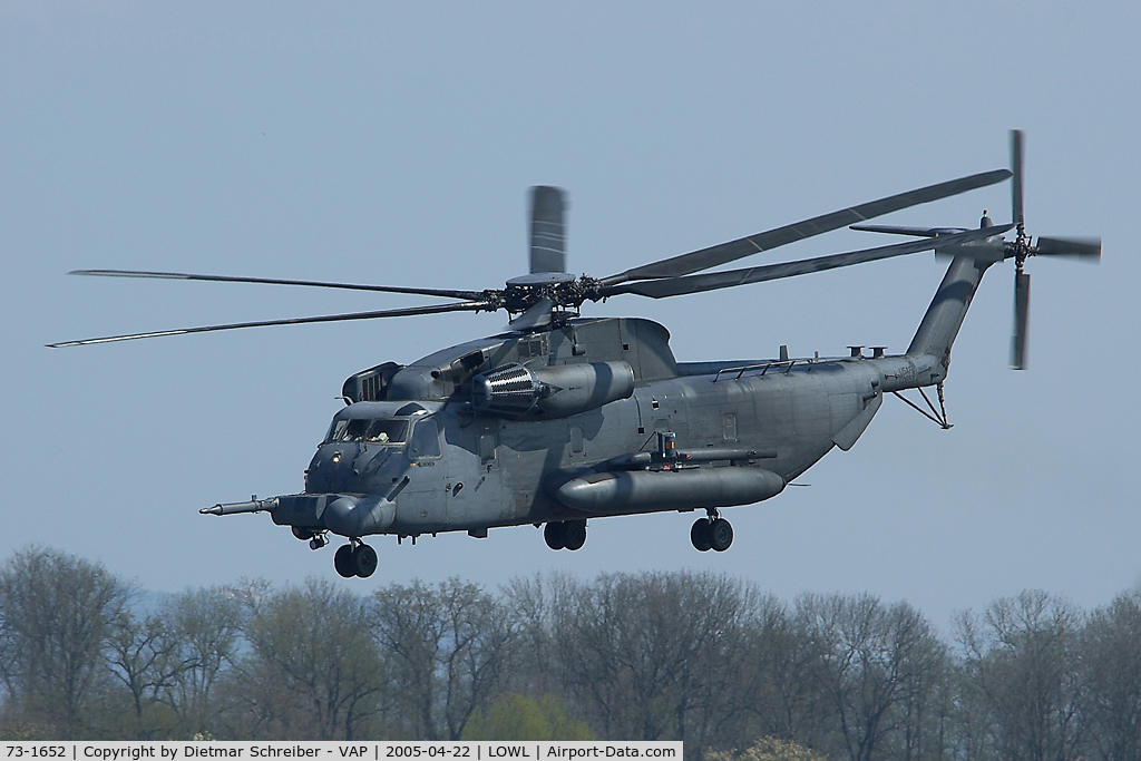 73-1652, 1973 Sikorsky MH-53M Pave Low IV C/N 65-390, United States Air Force Sikorsky 65