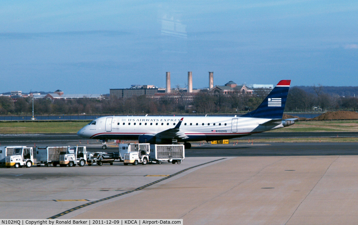 N102HQ, 2007 Embraer 175LR (ERJ-170-200LR) C/N 17000157, DCA, VA