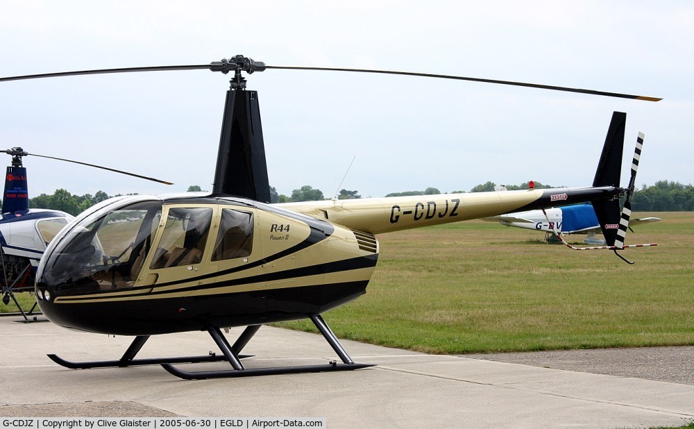 G-CDJZ, 2005 Robinson R44 Raven II C/N 10743, Ex: G-CDJZ canx re-registered G-GBEN 20.6.2007 > canx re-registered G-OHAM 24.7.2009
