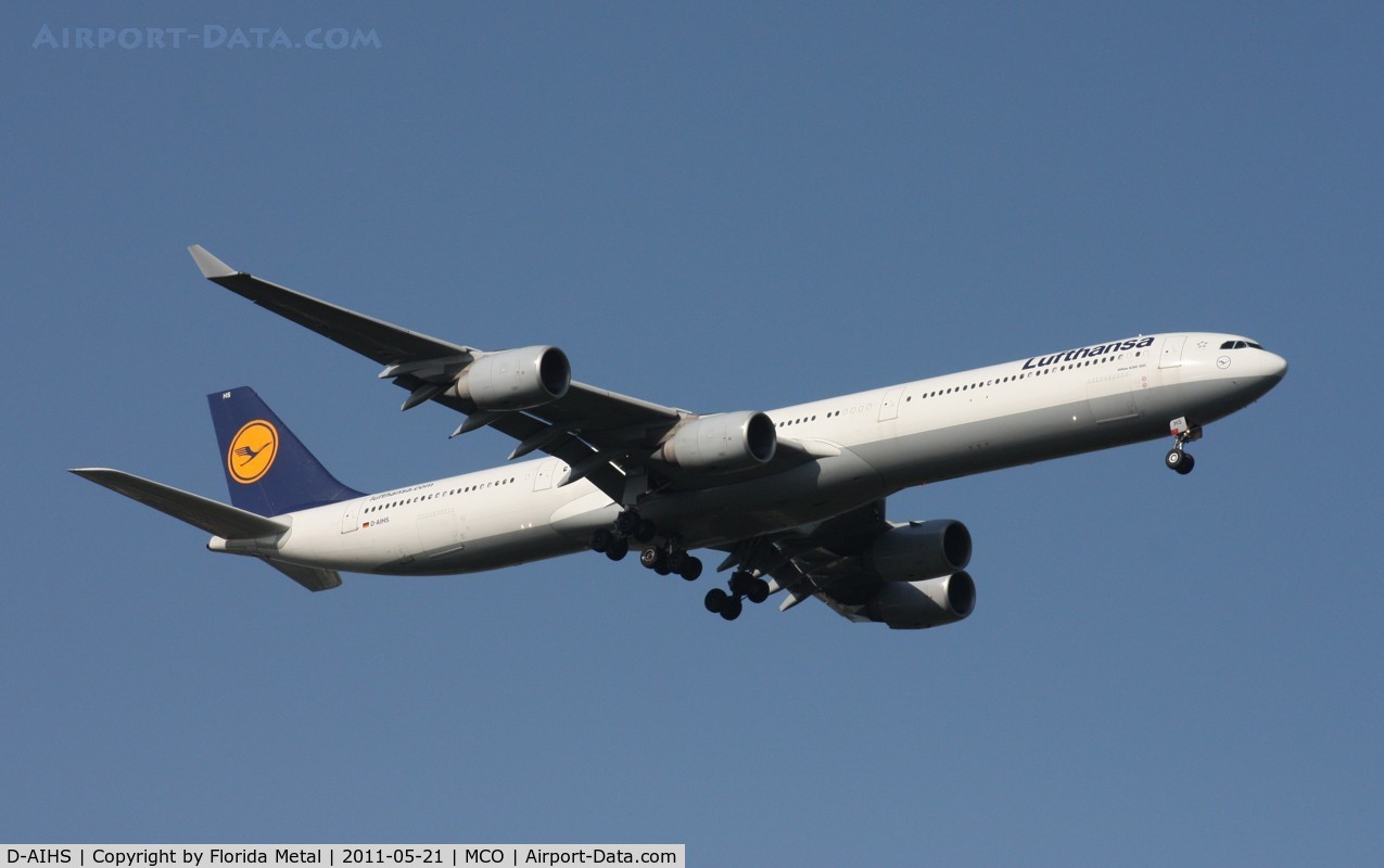 D-AIHS, 2007 Airbus A340-642 C/N 812, Lufthansa A340-600