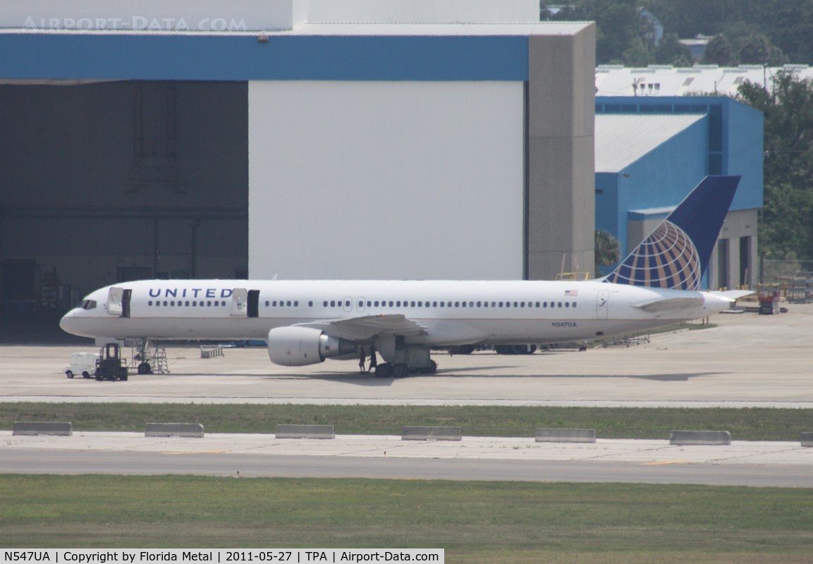 N547UA, 1991 Boeing 757-222 C/N 25368, United 757