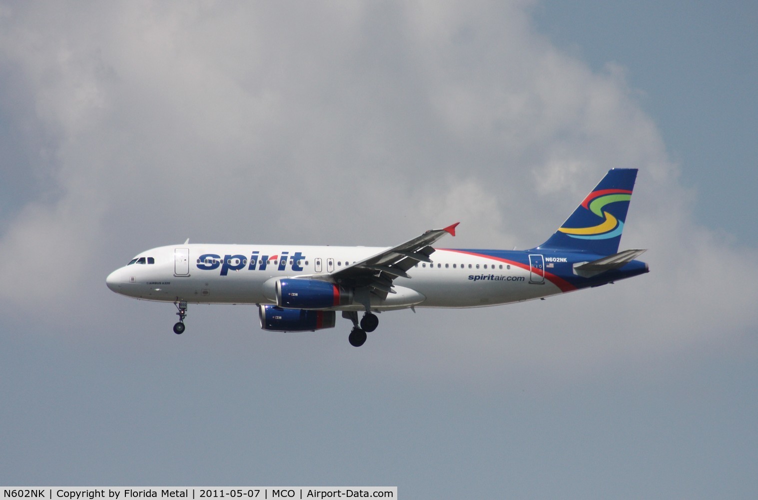 N602NK, 2010 Airbus A320-232 C/N 4264, Spirit A320