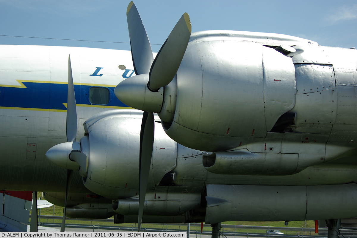 D-ALEM, Lockheed L-1049G Super Constellation C/N 4603, Lufthansa Lockheed Super Constellation