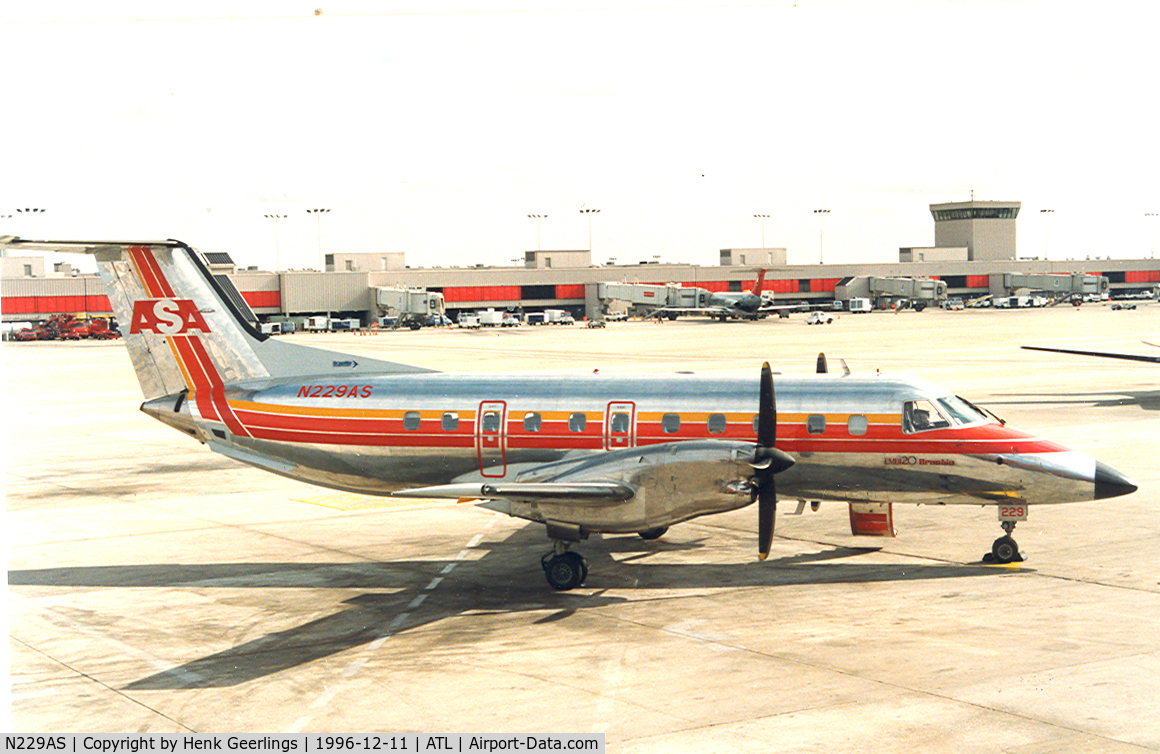 N229AS, 1987 Embraer EMB-120RT Brasilia C/N 120042, Brasilia , ASA