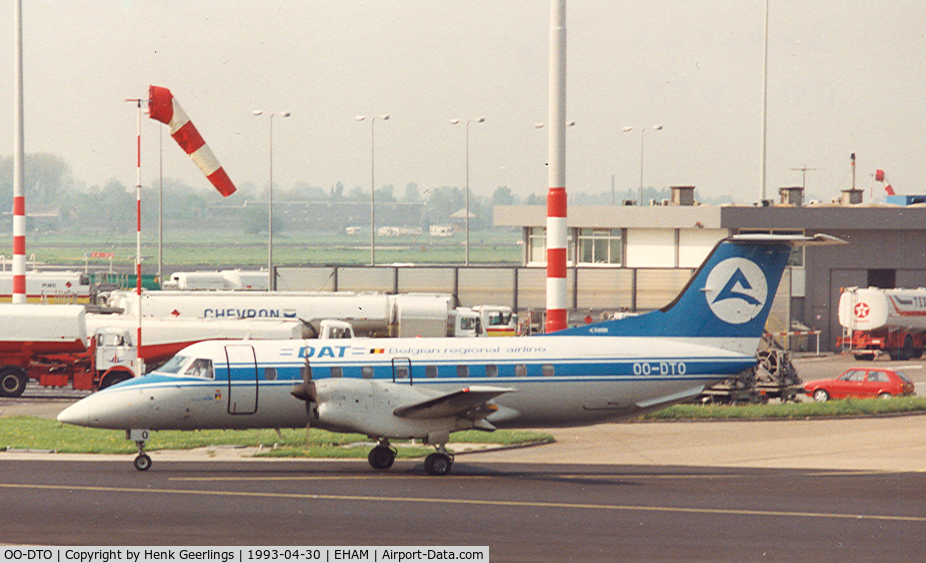 OO-DTO, Embraer EMB-120ER Brasilia C/N 120253, Sabena flights operated by DAT