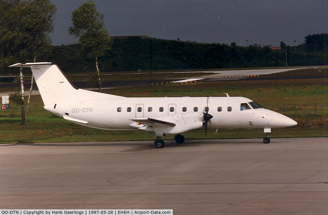 OO-DTN, 1991 Embraer EMB-120RT Brasilia C/N 120235, DAT - Danish Air Transport , operating flts for Sabena.