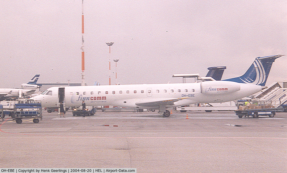 OH-EBE, Embraer EMB-145LU (ERJ-145LU) C/N 145351, Finncomm airlines
