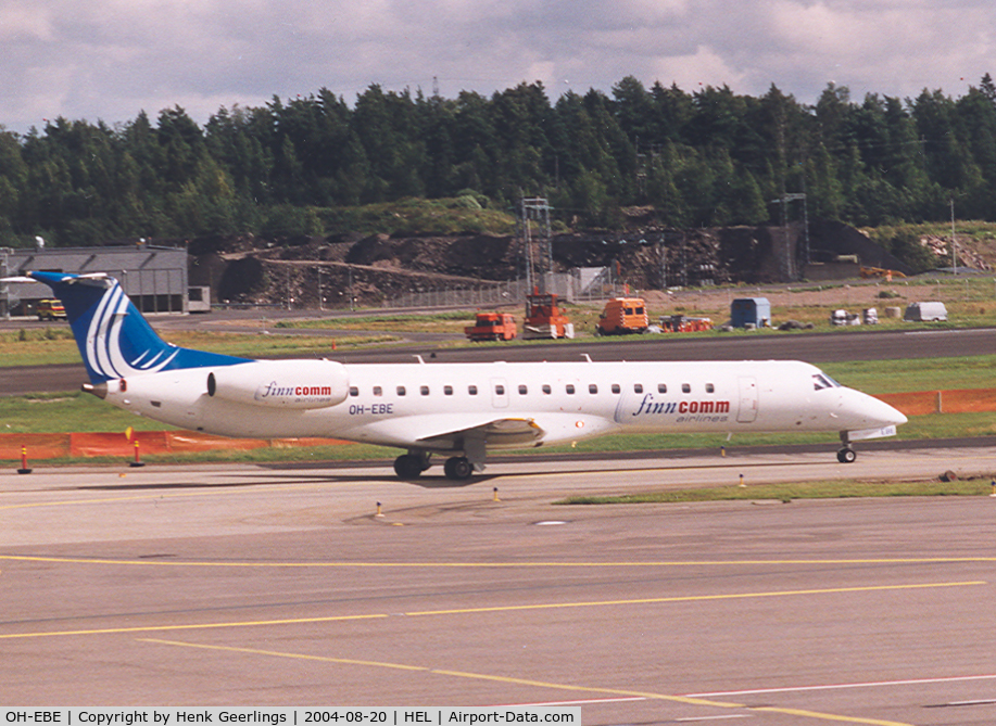 OH-EBE, Embraer EMB-145LU (ERJ-145LU) C/N 145351, Finncomm Airlines